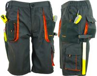 Krótkie SPODNIE ROBOCZE Spodenki męskie monterskie SZORTY ochronne BHP