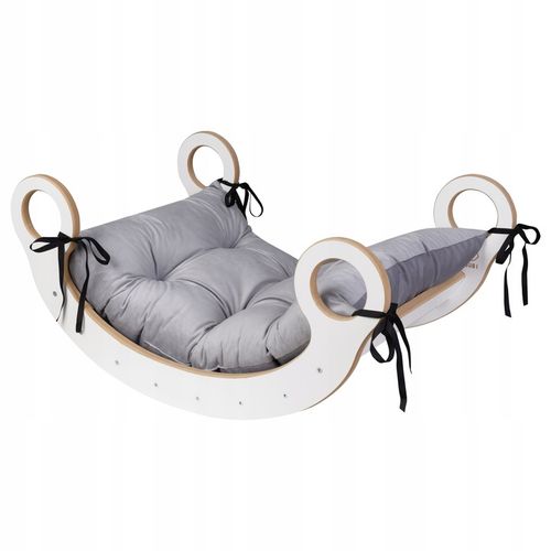 Zestaw Bujak Montessori + Ścianka + Zjeżdżalnia +Poduszka DREWNO CERTYFIKAT na Arena.pl