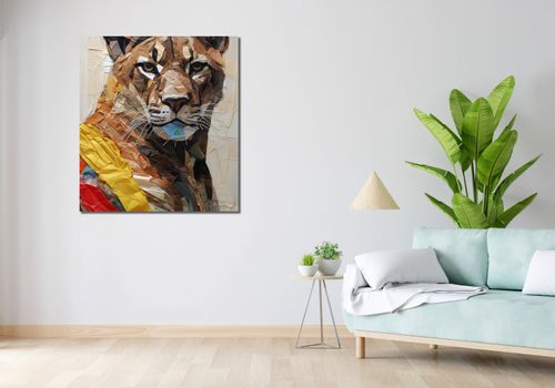 Obraz 90x100cm Papierowy Tygrys na Arena.pl