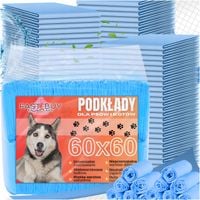PODKŁADY DLA PSÓW HIGIENICZNE MATY DLA PSA DO SIKANIA ZWIERZĄT 60X60 100SZT