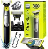 TRYMER PHILIPS ONEBLADE 360 MASZYNKA DO ZAROSTU GOLARKA DO GOLENIA BRODY