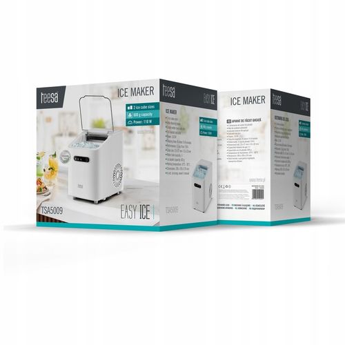Kostkarka do lodu Teesa EASY ICE 11kg lodu 1L 110W dwa rozmiary kostek na Arena.pl