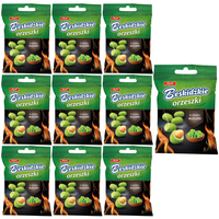 Beskidzkie Orzeszki o smaku wasabi 70 g x 10 sztuk