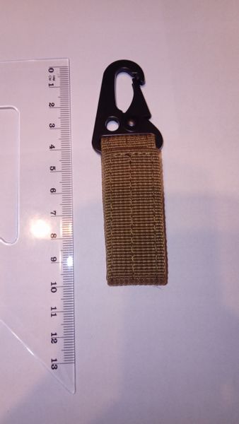 haczyk molle na pasek, plecak, na klucze desert zdjęcie 5