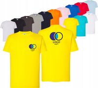 Koszulka dla dzieci krótki rękaw TWÓJ HAFT LOGO firmowa reklamowa 5 szt