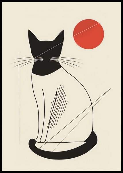 Plakat 59,4x84,1cm Czerwony Krąg zdjęcie 2