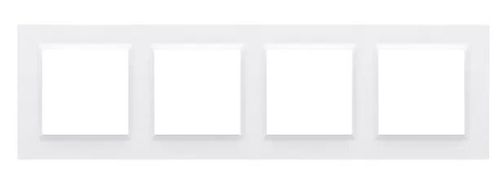 Simon10 Ramka 4-krotna CR4/11 biała SIMON na Arena.pl