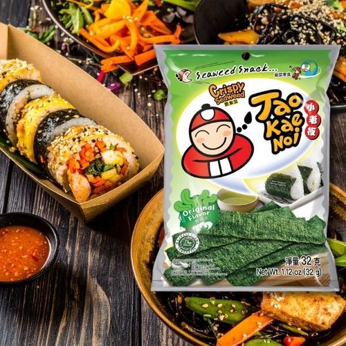 Tao Kae Noi chipsy przekąska z nori Crispy Seaweed Original tajskie 32g na Arena.pl