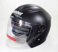 KASK MOTOCYKLOWY OTWARTY NA SKUTER QUAD GOKART BLENDA HULAJNOGA CZARNY XL