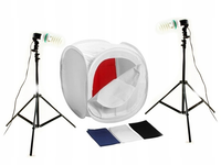 ZESTAW do fotografii bezcieniowy 2x600W namiot 40x