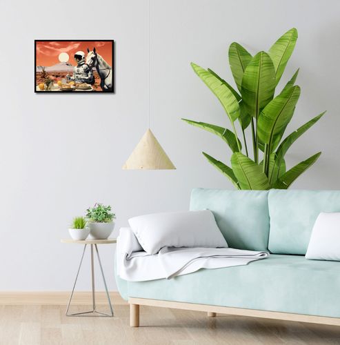Plakat 45x30cm Obiad na Marsie na Arena.pl