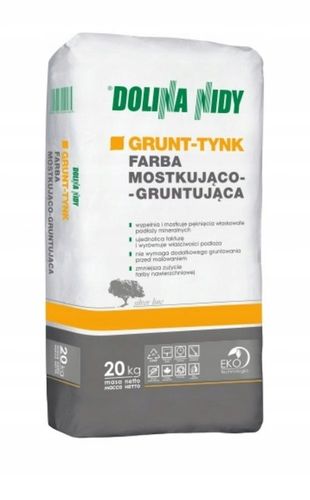 Farba mostkująco - gruntująca 20 kg. Grunt -Tynk. na Arena.pl