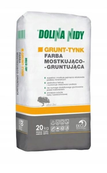 Farba mostkująco - gruntująca 20 kg. Grunt -Tynk. zdjęcie 1