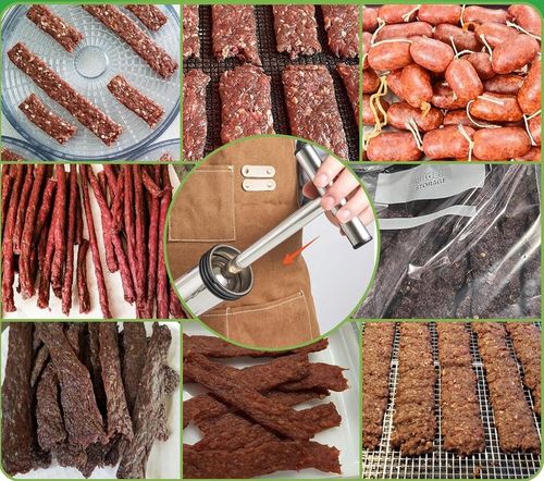 NADZIEWARKA DO KIEŁBASY I JERKY WIELOFUNKCYJNY MASZYNKA DO KIEŁBAS SZPRYCA na Arena.pl