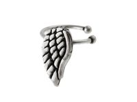 KOLCZYK NAUSZNICA OKSYDOWANA NA MAŁŻOWINĘ SKRZYDŁO