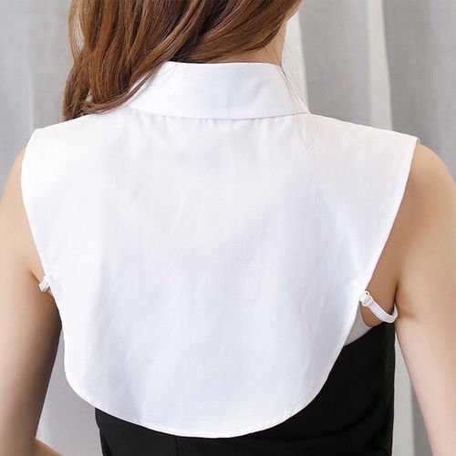 KOŁNIERZ Z ZAPIĘCIEM BIAŁA FAŁSZYWA DAMSKA KOSZULA BIAŁY KOŁNIERZYK na Arena.pl