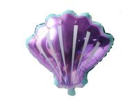 Balon foliowy "Muszelka", fioletowy, 51 cm x 54,5 cm [balon z helem]