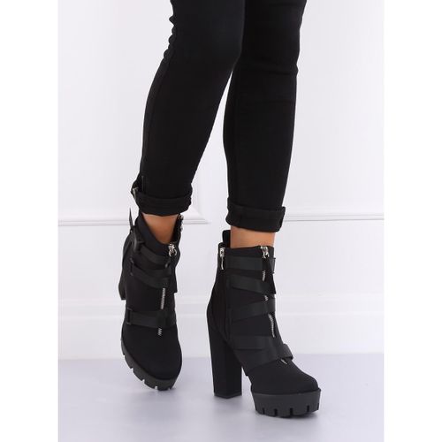 Botki na platformie czarne B9026 Black r.41 na Arena.pl