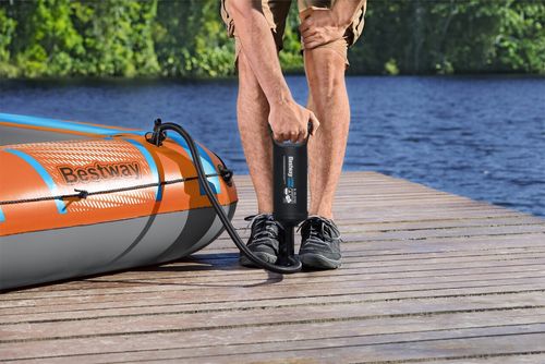 Dmuchany Ponton Kondor Elite 3000 Bestway 246X122 Cm + 2 Wiosła + Pompka na Arena.pl