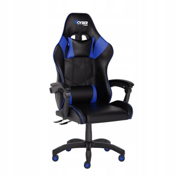 FOTEL GAMINGOWY CYBER CHAIRS X-LOGIC BLUE - BIUROWY zdjęcie 7