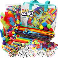 Zestaw Plastyczny Artystyczny Kreatywny dla Dzieci XXL 2000 elementów