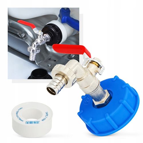 ZAWÓR CZERPALNY KRAN MAUZERA ZBIORNIKA 1000l 3/4x1/2 IBC SZYBKOZŁĄCZKA na Arena.pl