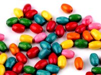 OLIWKI DREWNIANE KORALIKI DO BRANSOLETEK RĘKODZIEŁA MIX KOLORÓW 5x8MM 50SZT