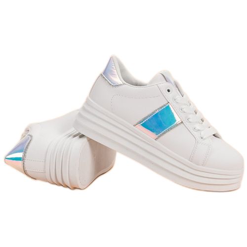 Białe Obuwie Na Platformie r.39 na Arena.pl