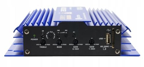 Simply Audio VX4 wzmacniacz samochodowy 4 kanały USB SD Bluetooth + Pilot na Arena.pl