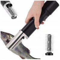 ELEKTRYCZNA SKROBACZKA SKROBAK MASZYNKA NÓŻ DO ŁUSEK RYB SKALER TARKA