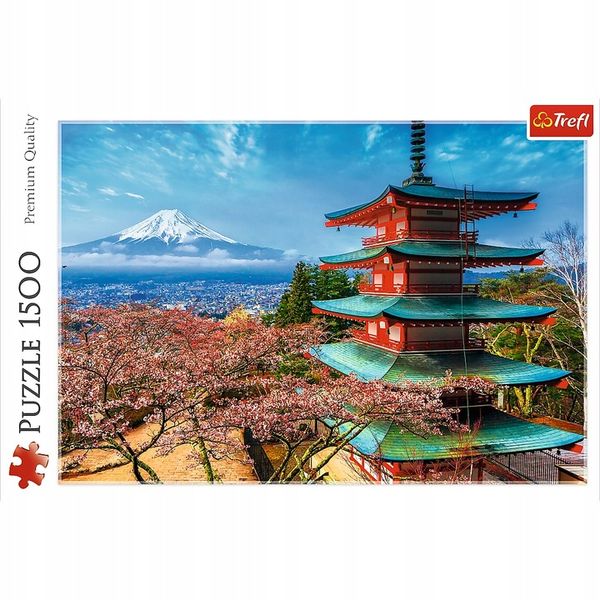 PUZZLE 1500EL GÓRA FUDŻI TREFL zdjęcie 2