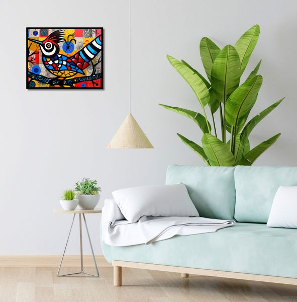 Plakat 50x40cm Ptak Na Wznak zdjęcie 4