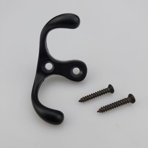 10x WIESZAK ŚCIENNY NA UBRANIE HACZYK CZARNY NA UBRANIE DW19 na Arena.pl