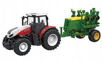 Duży Zdalnie Sterowany Czerwony Traktor Maszyna Rolnicza Zabawa Mały Rolnik