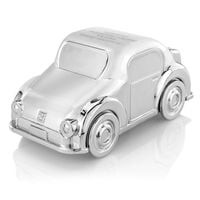 Posrebrzana skarbonka auto pamiątka komunii prezent na komunię dla dziecka