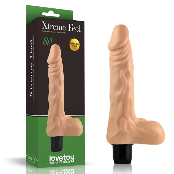 8'' Xtreme Feel Cyberskin Vibrator zdjęcie 1