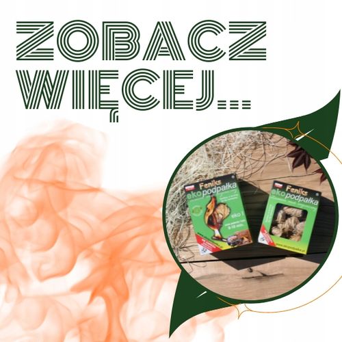 ORGINALNA Ekopodpałka do kominka 3 kg Podpałka do pieca, Rozpałka na Arena.pl