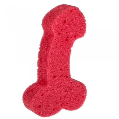 zabawka   bath sponge penis   19cm red na Arena.pl