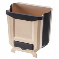 KOSZ NA ŚMIECI SKŁADANY kuchenny wiszący na szafkę z miejscem na worki auto