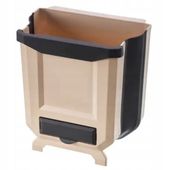 KOSZ NA ŚMIECI SKŁADANY kuchenny wiszący na szafkę z miejscem na worki auto