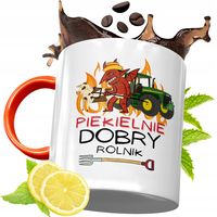 Kubek Pomarańczowy Dla Rolnika Prezent Z Nadrukiem Ze Zdjęciem