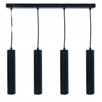LAMPA TUBA WISZĄCA SLIM ideaLED CIRCUS-4 29X55 CZARNY