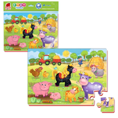 Puzzle Edukacyjne Piankowe Farma A4 Zabawne Obrazki Dla Dzieci 24 El.