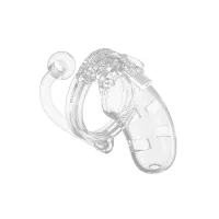 mancage chastity system z plugiem 9 cm, poliwęglan, regulacja rozmiaru