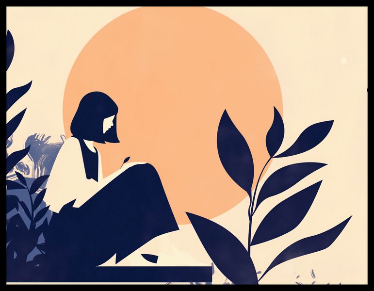 Plakat 65x50cm Kontemplacja zdjęcie 2