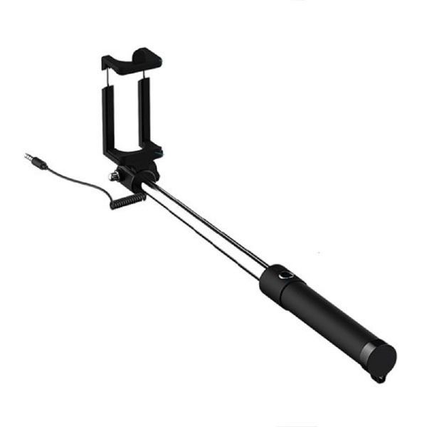 UCHWYT TELEFONU SELFIE STICK JACK 3,5 CALA CZARNY GRUBY I MOCNY zdjęcie 1