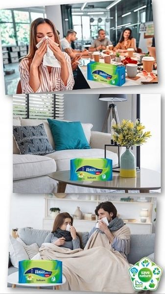 Velvet chusteczki Balsam 10 opak. zdjęcie 5