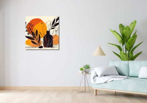 Obraz 70x70cm Jaskrawy Zachód na Arena.pl
