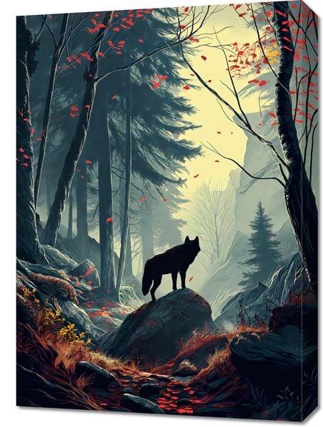 Obraz 50x70cm Leśne Echa zdjęcie 1