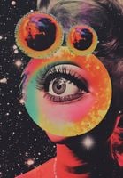 Plakat 68x98cm Oko w Kosmosie